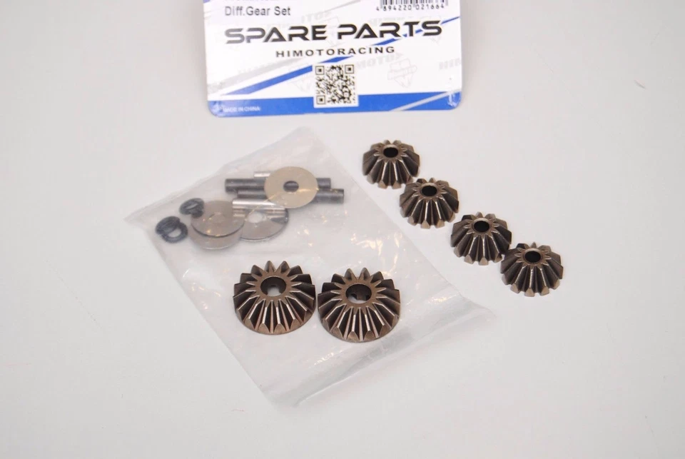 50067 Set Differenziale Anteriore/Posteriore HIMOTO 1/5/FRONT/REAR GEAR SET DIFF - Immagine 1 di 1