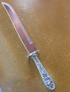 BEAUTIFUL Kirk Sterling Reposse Carving Knife - Picture 1 of 5