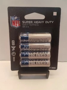 Dallas Cowboys COWBOYS Super Heavy Duty Batteries AA x4 1.5V - Picture 1 of 5