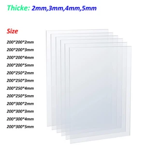Kunststoffplatte - transparent - Polystyrol Platten Bastelplatte für Modellbau - Bild 1 von 8