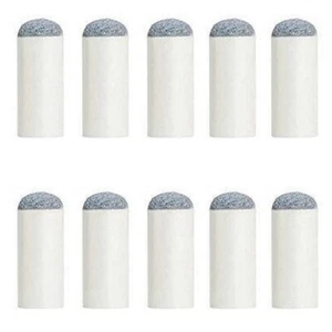 New Set of 10 Slip On Pool Cue Tips - Ships w/ Tracking - Size 12mm - Bild 1 von 1