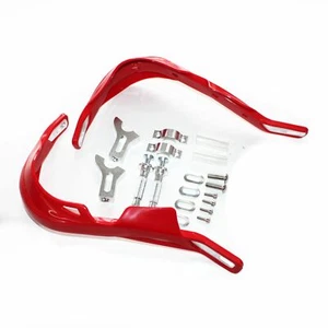 RED ALLOY Heavy Duty 22mm Handle Bar Hand Guard PIT PRO Trail Quad Dirt Bike ATV - Picture 1 of 7