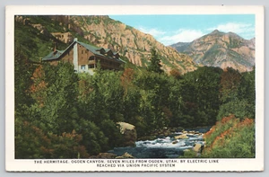 Postal Odgen Utah The Hermitage Canyon de Union Pacific Train - Imagen 1 de 2