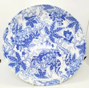 Spode Grapes Blue Room Collection 11.75" Pasta Serving Bowl EUC Vintage - Bild 1 von 7