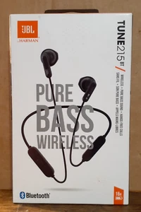 JBL Tune 215BT Wireless Earbud Headphones (Black) Brand NEW - Picture 1 of 2