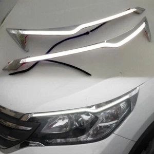 2X Front Headlight Strip Led DRL Turn Signal Light For  CRV CRV 2012-2014 - Picture 1 of 11