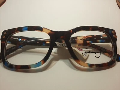 Sean John SJLO 6025 215 Brown Blue Tortoise Eyeglass Frames 51 20 145 - Image 1 of 4