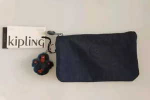 KIPLING CREATIVITY Small Pouch - Purse In Blue Length 7" Width 4" BNWT - Picture 1 of 8