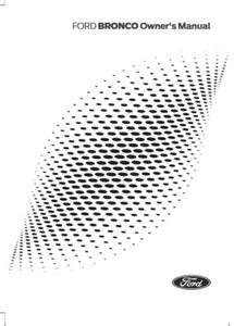 2025 Ford Bronco Owners Manual User Guide - Picture 1 of 1