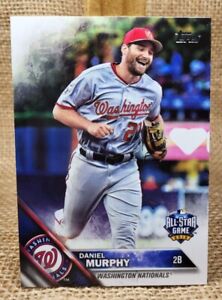 2016 Topps Update Daniel Murphy All Star Baseball Card US125 Natonals A8