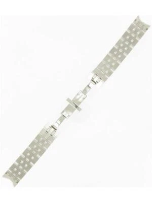 Correa de reloj de acero inoxidable tono plata 20 mm marca Swiss Army para hombre VIC-002409  Foto 1 de 4