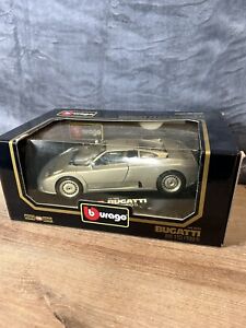 Burago 1/18 - Bugatti EB110 Silver 1991