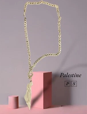 Cadena de plata Palestina pura hombre/mujer *Solo quedan 20 piezas Foto 1 de 4