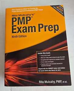 PMP Project Management Professional Exam Prep Ninth Edition by Rita Mulcahy - Picture 1 of 6