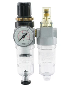 Druckminderer 2-teilig Öler - Wartungseinheit Druckregler Wasserabscheider - Bild 1 von 1