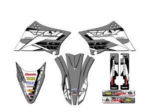 2010-2023 KLX 110 13 FLY Grey Senge Graphics Kit Compatible with Kawasaki - Picture 1 of 10
