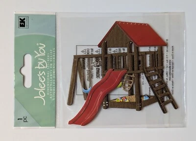 RARE Jolee's Swing Set Sand Box Playground Scrapbooking Sticker - Image 1 of 2