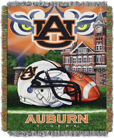 The  Auburn University Tigers Throw Blanket Afghan Tapestry Cover