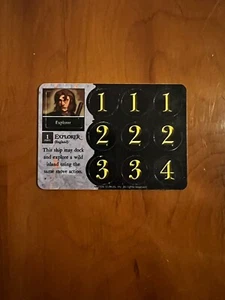 Pirates Wizkids CSG Pocketmodel EXPLORER ENGLISH Unpunched Mysterious Islands - Picture 1 of 2