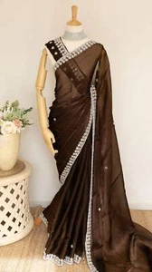 Jimmy Choo Handwork Saree - Picture 1 of 4