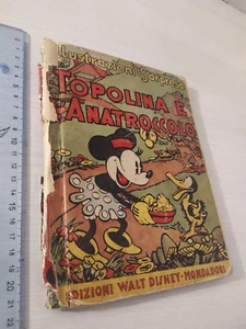 Walt Disney - Topolina e L'Anatroccolo Libro illustrato con Pop-Up 1935 1° Ediz - Foto 1 di 24