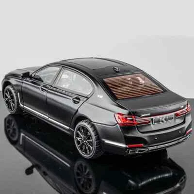 1/24 BMW7 Series 760 LI Alloy Car Model Diecast Vehicles Car Sound Light Toy - Image 1 of 4