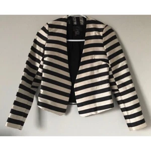 Dolce Vita Anthropologie Women’s Blazer Size XXS Macyn Striped Open Macyn - Picture 1 of 5