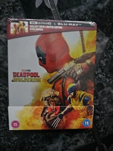 Deadpool and Wolverine Steelbook 4K UHD Blu Ray Deadpool Edition. Region B (UK) - Bild 1 von 2