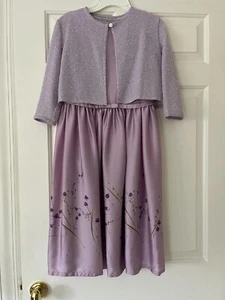 Exquisite Zoe Spring Dress with Jacket Size 10 - Picture 1 of 7
