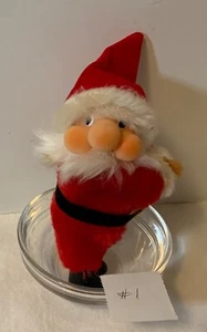VTG Standing Santa Christmas Ornament Clip on Grabber Tree Hugger 4” Tall - Picture 1 of 12