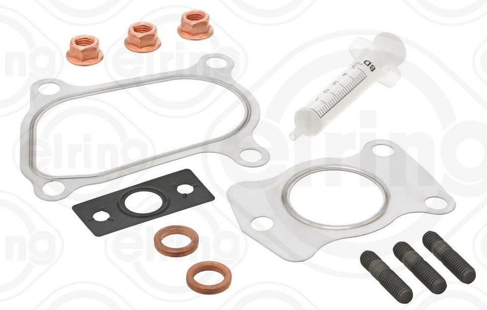 Turbo Mounting Gasket Set FOR PEUGEOT 306 2.0 99->02 RHY DW10TD Elring - Image 1 of 1