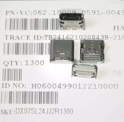 10件装DX07SL24JJ2R1300,JAE 7A 8C 9A 10Plus,尾插头充电USB数据端口 — 第 1/3 张图片