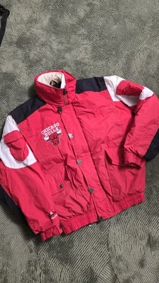 Vintage Chicago Bulls Nutmeg by Campri Colorblock Winter Jacket – NBA Licensed – - Image 1 of 4