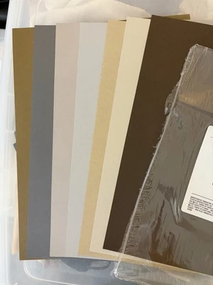 Stampin’ Up!  NEUTRALS 8.5” X 11” Card Stock Opened Package 7 Sheets - Image 1 of 3