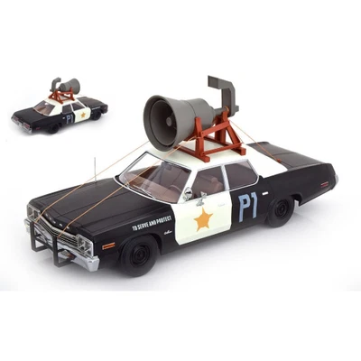 DODGE MONACO BLUESMOBILE LOOK A LIKE WITH SPEAKER 1974 1:18 Kk Scale Movie Model - Immagine 1 di 3