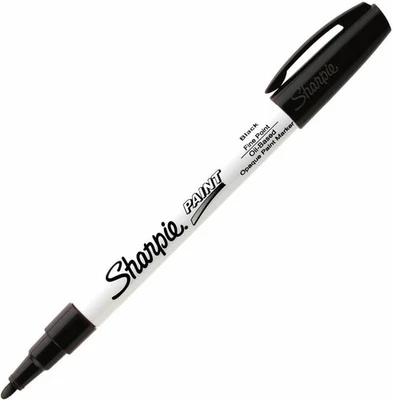 Oil-Based Paint Marker, Fine Point, Black, 1 Count, Great For Rock Painting - Image 1 of 4