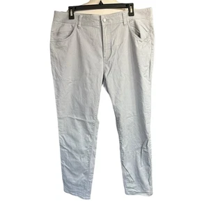 Rhone Everyday Twill Pants Men 38x31.5 Gray 5-Pocket 101253 Preppy Prep Casual - Picture 1 of 12