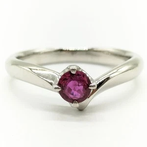 Jewelry Ring Ruby Platinum Reds 4251415 - Picture 1 of 11