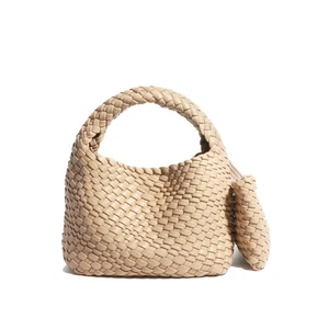 Fashion Handbag For Women, Woven Tote Bucket Composite Bag, Knitting Chain Cr... - Picture 1 of 6