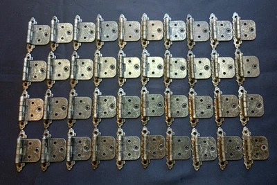 Lote de 40 bisagras de puerta de gabinete de colección 3” 182 889 cierre automático semi ocultas Foto 1 de 4