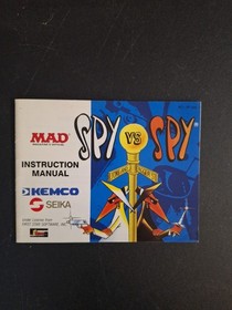 Mad Magazine's Spy Vs Spy (Nintendo, NES) Instruction Manual Only