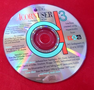 Acorn User Magazine Collectors CD-ROM AUCD3 IDG Media 1997 RISC OS - Picture 1 of 2