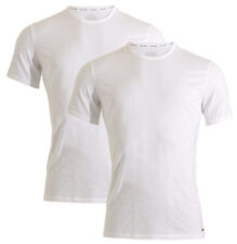 Calvin Klein 2  Pack White Crew Slim Fit T Shirts Boxed Mens Size Small #REF85