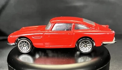 Hot Wheels 63 Aston Martin DB5 🔴 Red James Bond 007 Car 1:64 Diecast Mattel - Image 1 of 4