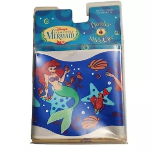 Disney The Little Mermaid 5 Yards Border Stick-Ups Priss Prints Removable - Picture 1 of 7