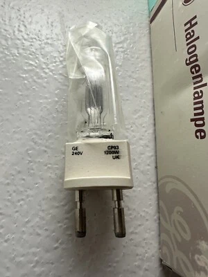 G.E. 88508 CP93 1200w G22 240v Mains Halogen Stage/Theatre/Optic/Display - Image 1 of 2