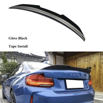 Gloss Rear Trunk Lip Spoiler Wing PSM Fit For BMW 2 Series F22 Coupe 2014-2020 Foto 1 de 4