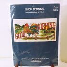 Counted Cross Stitch Needlework Kit 'Good Morning' Rooster Farm New 2010 Nip Nos