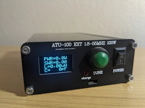 Automatic Antenna Tuner 100W 1.8-50MHz w/ 0.96" OLED Display ATU100 Assembled - Photo 1/4
