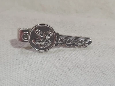 Vintage Moose Key Loyal Order Of The Moose Tie Bar Clip - Image 1 of 2